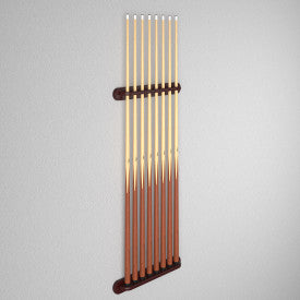 Viper Traditional Mahogany 8 Cue Wall Cue Rack