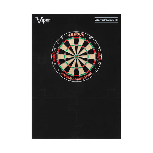 Viper League Sisal Dartboard and Viper Wall Defender III