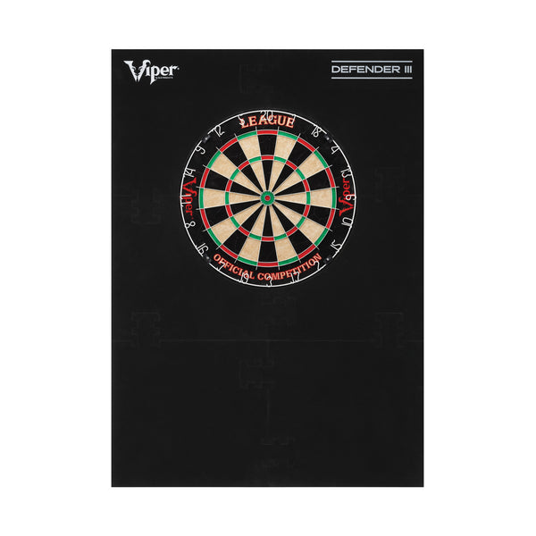 Viper League Sisal Dartboard and Viper Wall Defender III