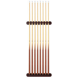 Viper Traditional Mahogany 8 Cue Wall Cue Rack