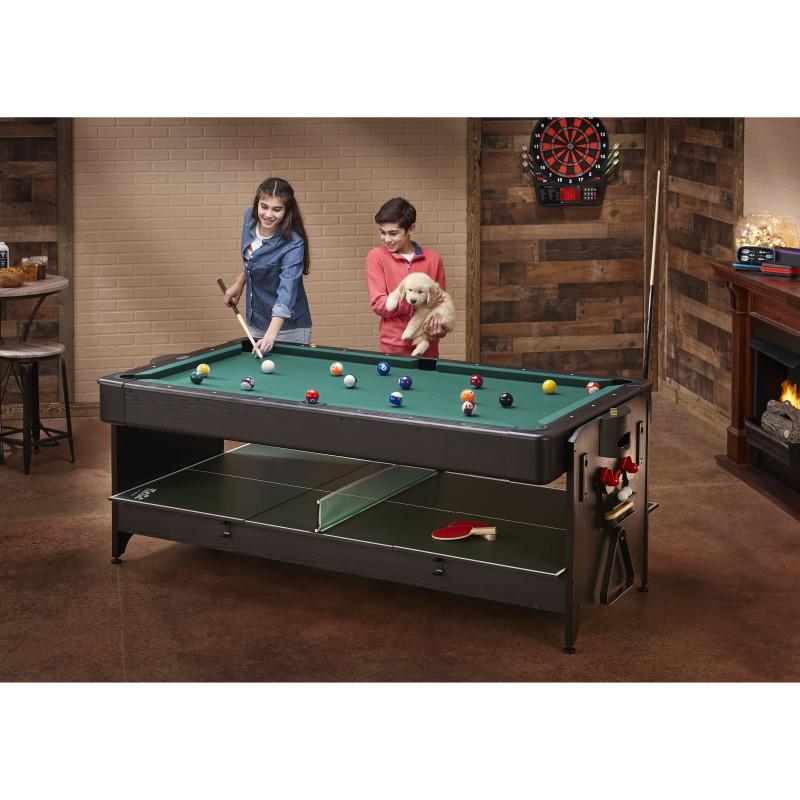 Fat Cat Original 3-in-1 7' Pockey Multi-Game Table