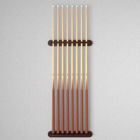 Viper Traditional Mahogany 8 Cue Wall Cue Rack